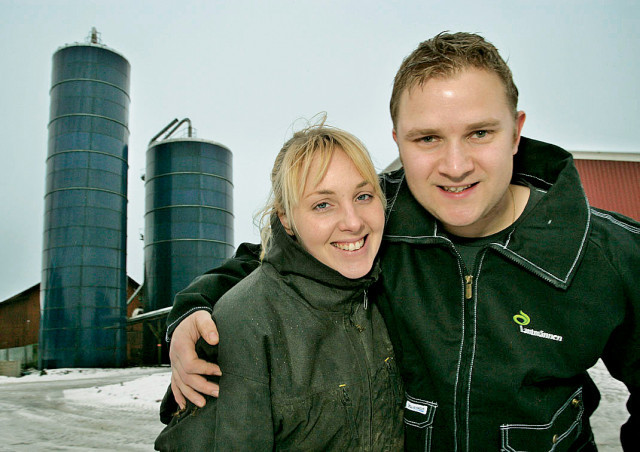 Jenny Alm och Magnus Johansson på Almunge Prästgård ingår i Sju Gårdar (Foto Lasse Modin)